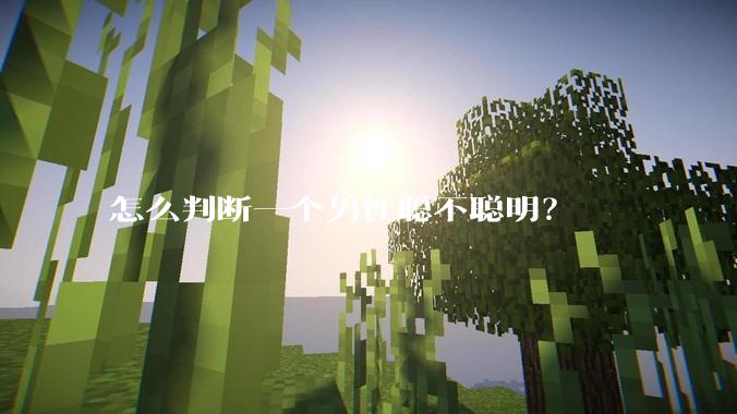 怎么判断一个男性聪不聪明？
