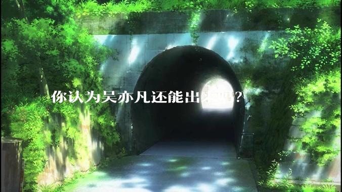 你认为吴亦凡还能出来吗？