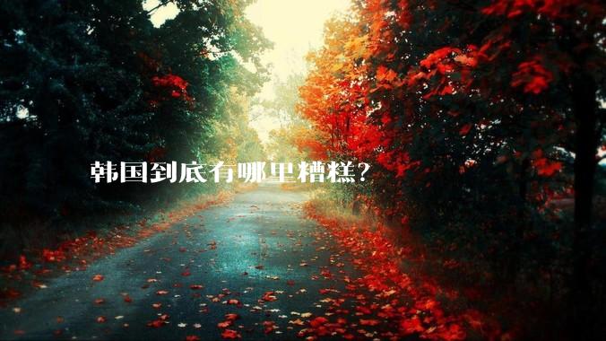 韩国到底有哪里糟糕？